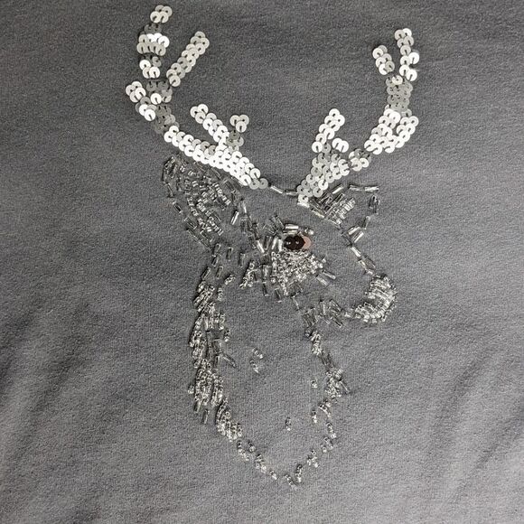 Merona Embellished T-shirt Small - Picture 4 of 9